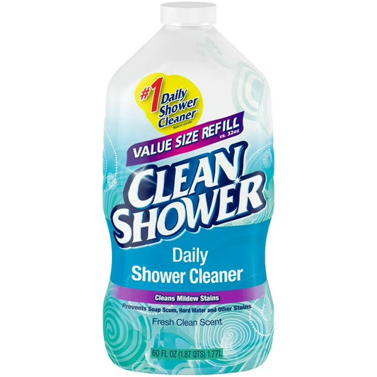 Clean Shower No Scent Basin Tub and Tile Cleaner 60 oz. Liquid, Pack Of 3