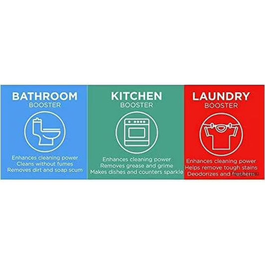 20 Mule Team All Natural Borax Booster & Multi-Purpose Household Cleaner, 65 Ounce(3 Pack)