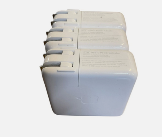Lot of 3 Oem Genuine Apple 67W USB-C Power Adapter - A2518 MKU63AM/A