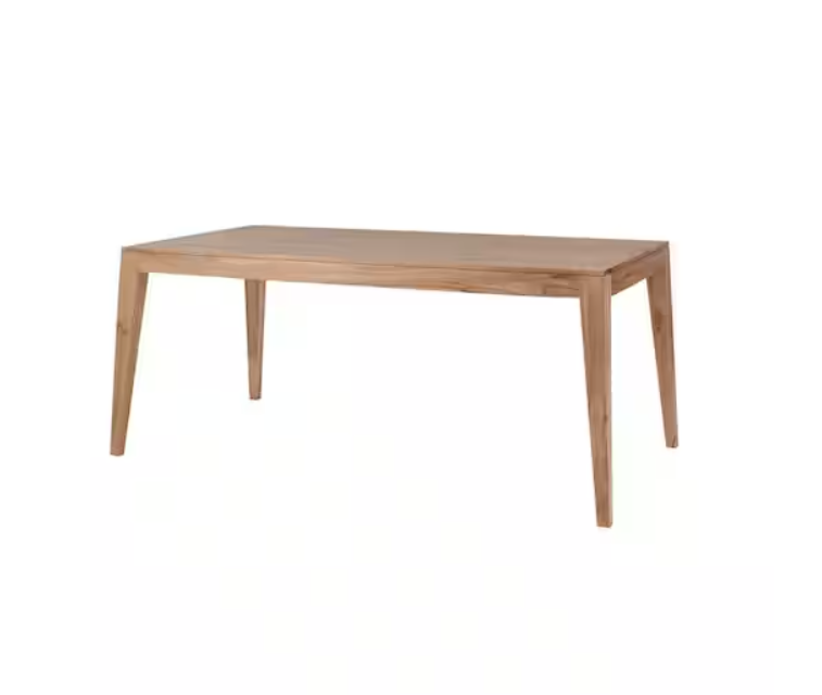 Greyburn Pecan Brown Finish Rectangular Dining Table for 6 with Tapered Square Legs (68.9 in. L x 29.9 in. H)