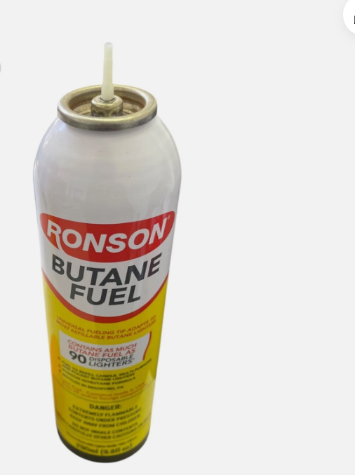 Lot Of 12 Ronson Butane Fuel 290ml Refill For Lighters Butane Torches