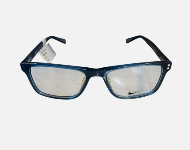 Nike Men's 7243 400 Eyeglasses Frames Blue Color 52-17-140