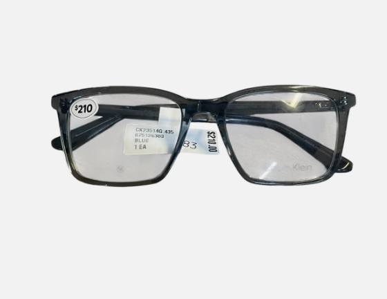 Calvin Klein Men's CK23514G 435 Eyeglasses Frames Blue 53-18-145