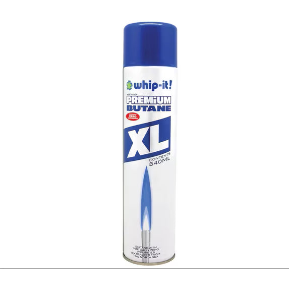 Whip-It! Premium Butane XL 540ml - 12 Pack