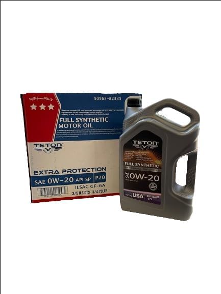 0W-20 Advanced Full Synthetic High Performance Advanced Motor Oil API SP ILSAC GF-6A 5 Quarts 4.73L Made in USA For Gasoline Engines (3)