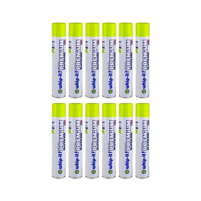 Whip-It Premium Butane 420ml Lighter Fluid with 5 Tip Adapters 12 Cans