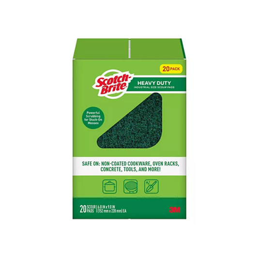 Scotch Brite's Heavy Duty Industrial Sized  Scour Pads (20ct.)