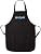 Apron Men/Women Unisex Black an adjustable neck strap for a superior fit, 2 front pockets, and waist ties. One Size Fits All, Perfect for picnics, cook-offs, barbecues, and restaurants.