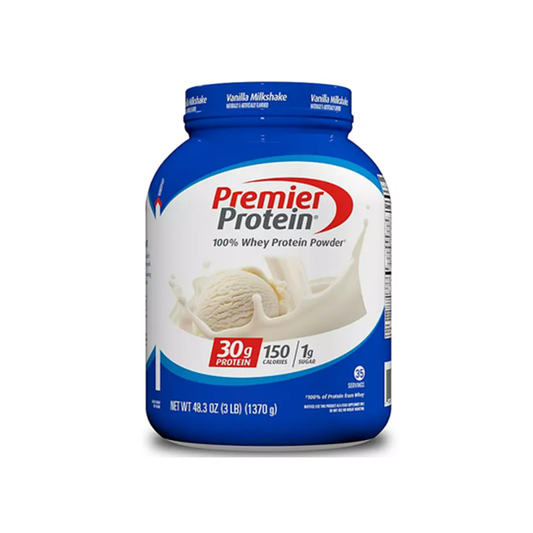 Premier Protein 30g High Protein Powder, Vanilla Milkshake, 3 lbs.