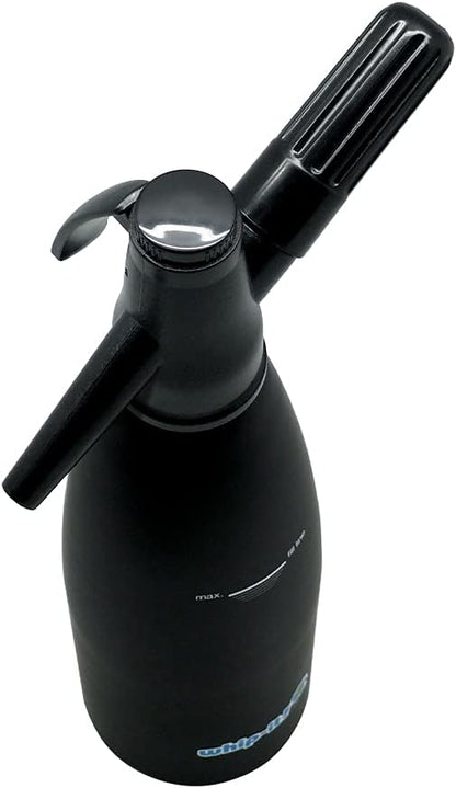 1 L Whip-It! Soda Siphon, Black