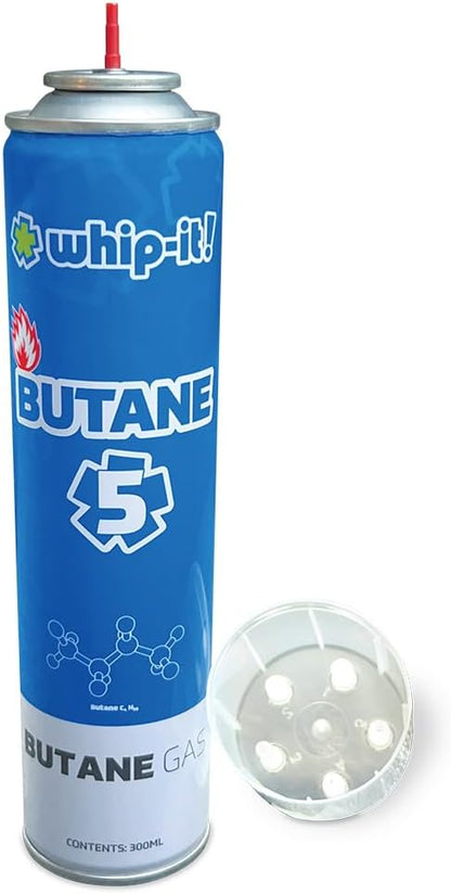 Whip-it! Whip-it! 300ml 5x Refined Butane Fuel 12 cans (1 case)