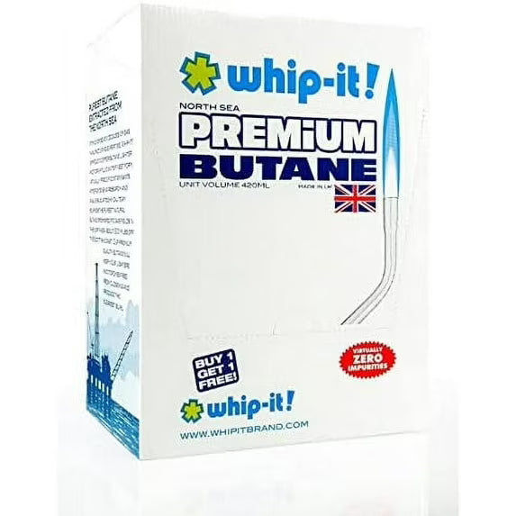 Premium - 420ml Cans - World's Purest Butane Made in The UK - B112 12 Cans