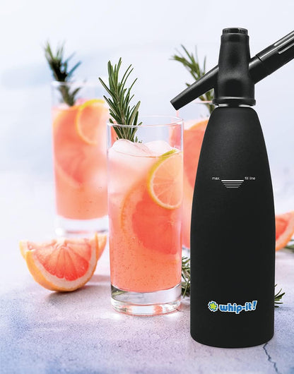 1 L Whip-It! Soda Siphon, Black