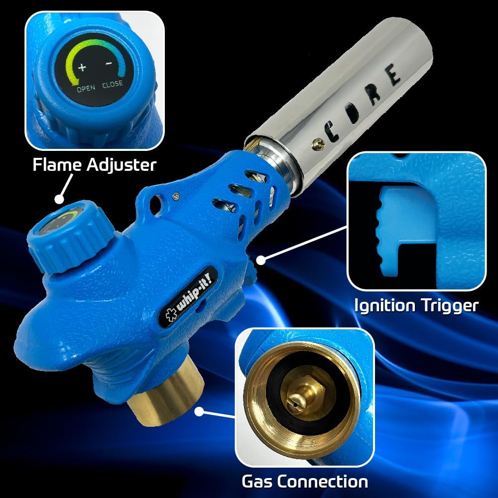 Core Pro 4 Brass Flame Lighters MAPP Propane Ultra Powerful Torch