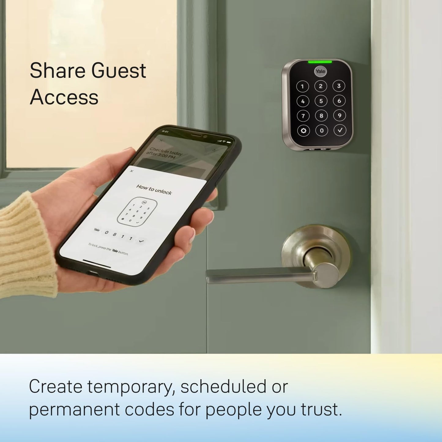 Yale Assure Lock 2 Plus Apple Home Keys (Tap to Open) Deadbolt, Black Suede Smart Keyless Entry Door Lock with Wi-Fi Connected Keypad for Code Entry and Remote Access, YRD450-N-WF1-BSP