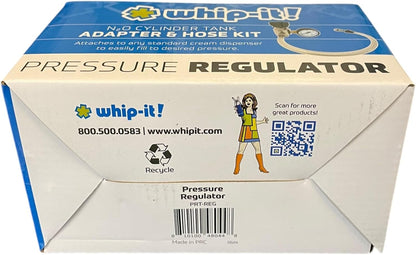 Whipped Cream Pressure Regulator Valve with Adapter & Hose Line
