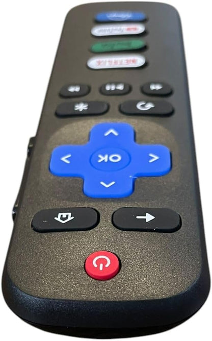 Lot of 2 Remote Controller Replacement Compatible with Roku TVs Netflix, Hulu, YouTube, Disney+ TV Remote Controller