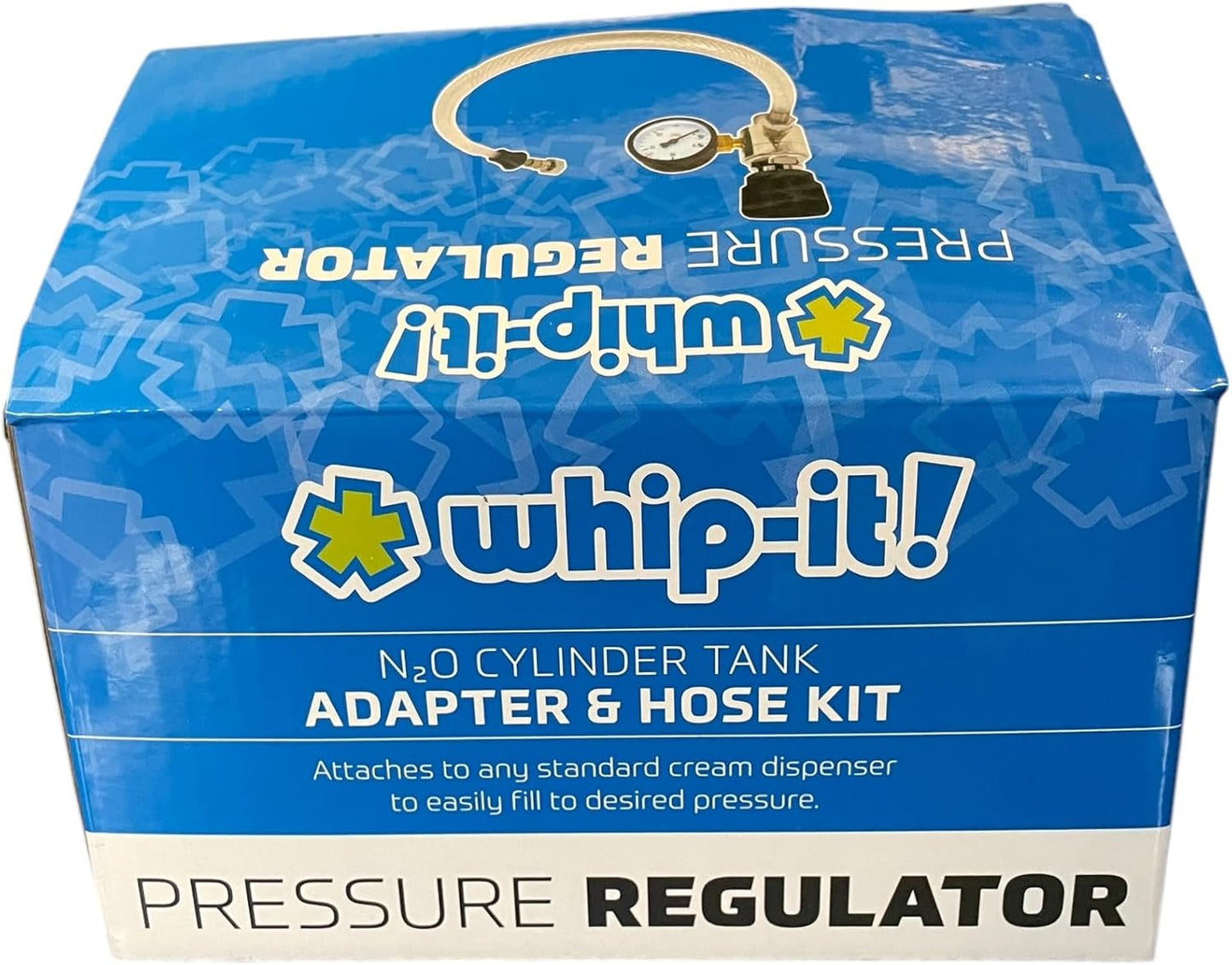 Whipped Cream Pressure Regulator Valve with Adapter & Hose Line