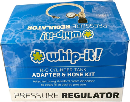 Whipped Cream Pressure Regulator Valve with Adapter & Hose Line