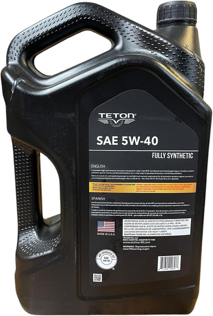 5W-40 Full Synthetic Extra Protection European Motor Oil API SP ACEA C3 5U.SQuarts 4.73L Made in USA (1)