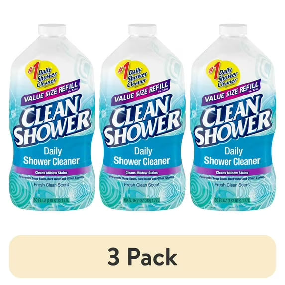Clean Shower No Scent Basin Tub and Tile Cleaner 60 oz. Liquid, Pack Of 3