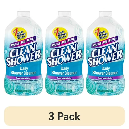 Clean Shower No Scent Basin Tub and Tile Cleaner 60 oz. Liquid, Pack Of 3