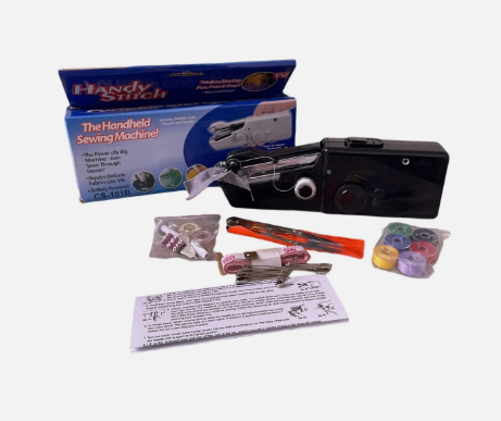 Handy Stitch Handheld Sewing Machine Portable & Cordless Black Battery Powered