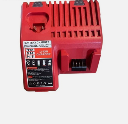 Energup 2Pack Lithium Rechargeable Battery With Charger For Milwaukee 48-11-1820