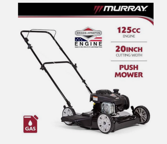 Murray 20” 125cc Push Walk-Behind Mower Prime EZ Starting System 5-Position