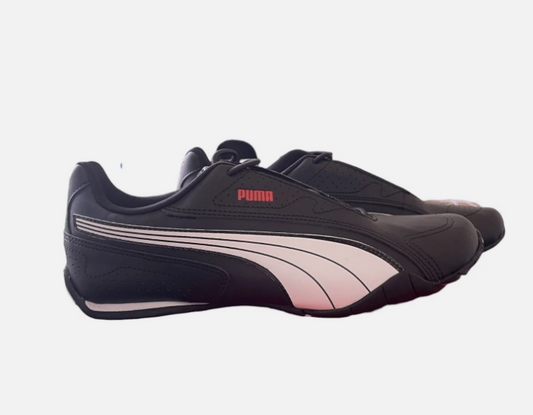 Puma Redon Bungee 38816702 Mens Black Leather Lifestyle Sneakers Shoes Size 9
