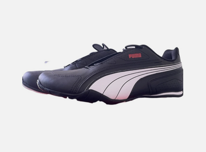 Puma Redon Bungee 38816702 Mens Black Leather Lifestyle Sneakers Shoes Size 9