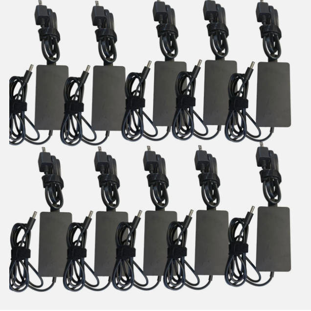 Lot of 10 Genuine OEM Microsoft 1627 AC Adapter Charger for Surface Pro 3 Dock C Used
