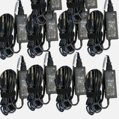 Lot of 10 OEM HP 45w Blue Tip Laptop Charger L25296-002 741727-001 TPN-CA14