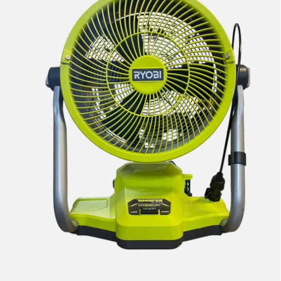RYOBI PCL850B Hybrid WHISPER 12 in Misting Air Cannon Fan (Tool Only) No Box