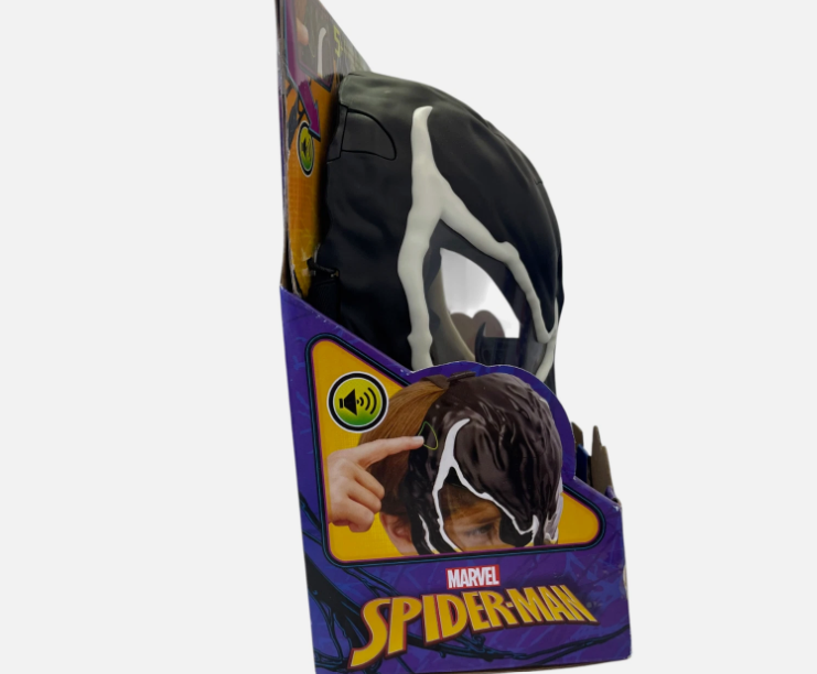 Marvel Spiderman Venom Glow In The Dark Mask 5+ Sound Effects