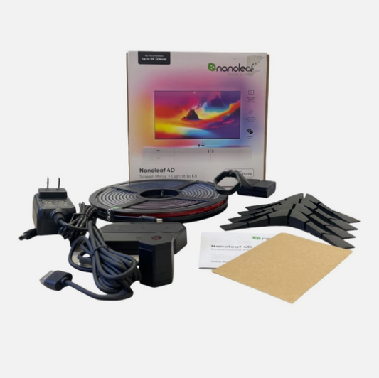 Nanoleaf 4D Screen Sync Ambient RGB LED TV Light Strip Kit Ultra Vivid Trimmable