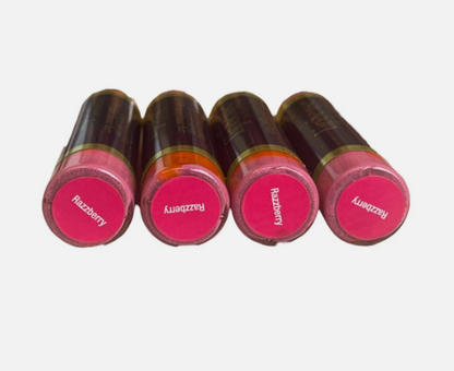 Lot of 4 LipSense SeneGence Liquid Lip Color Razzberry Long Lasting