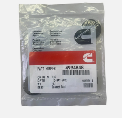 Cummins Grommet Seal 6pcs 4994848 Replacement Part Kit Pack