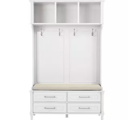 Aberdeen Off-White Double Hall Tree