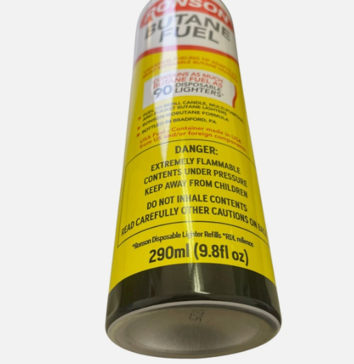 Lot Of 3 Ronson Butane Fuel 290ml Refill For Lighters Butane Torches