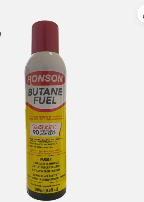 Lot Of 3 Ronson Butane Fuel 290ml Refill For Lighters Butane Torches