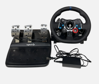 Logitech G29 Driving Force Racing Wheel w/ Pedals & Power Adapter PS5 PS4 PC