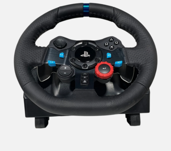 Logitech G29 Driving Force Racing Wheel w/ Pedals & Power Adapter PS5 PS4 PC