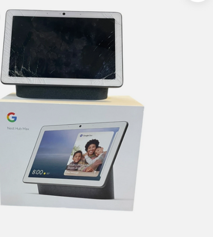 Nest Hub Max 10" Smart Home Display with Google Assistant For Parts Only AS IS