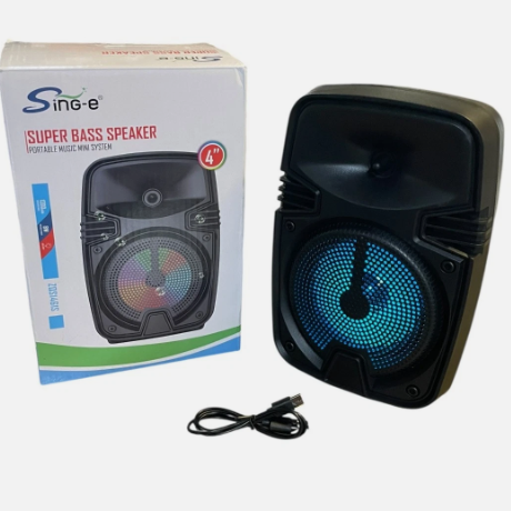 Sing-e Portable Super Bass Mini Speaker ZQS 1461S Bluetooth 4 Inch