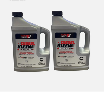 Lot of 2 Power Service 3064-06 Diesel Kleen + Cetane Boost - 64oz Each