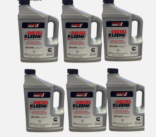 Lot of 6 Power Service 3064-06 Diesel Kleen + Cetane Boost - 64oz Each