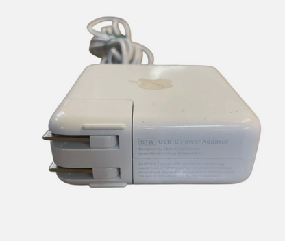 Genuine Apple 61W USB-C Power Adapter Charger + 6ft USB-C Cable MacBook Pro