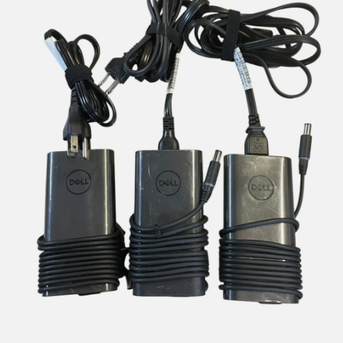Lot of 3 OEM Dell Laptop 90W 7.4mm Slim Charger AC Power Adapter LA90PM130