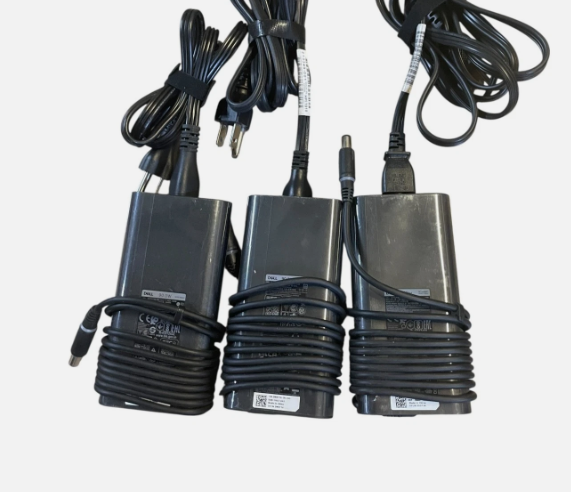 Lot of 3 OEM Dell Laptop 90W 7.4mm Slim Charger AC Power Adapter LA90PM130